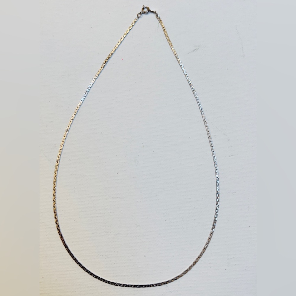 Vintage Italy .925 Sterling Silver Chain - 18”